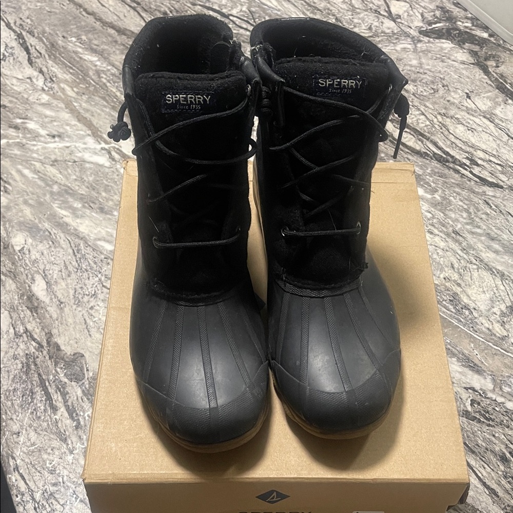 Sperry Black Boots